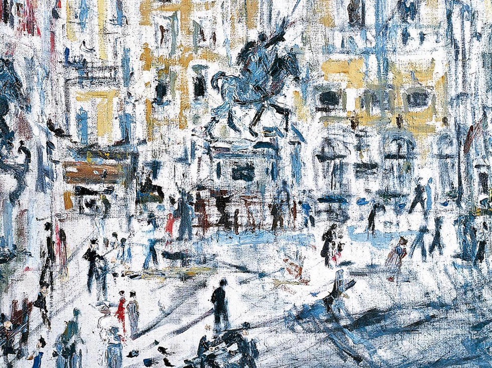 Filippo De Pisis Piazza Cavalli A Piacenza