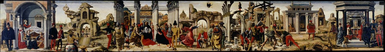 Ercole De Roberti I Miracoli Di S Vincenzo Ferrer