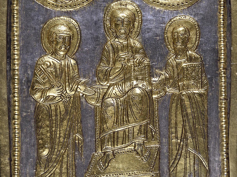 Custode en argent de la « Croix émaillée »