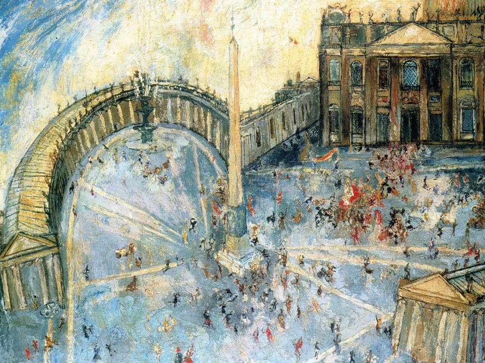 Franco Gentilini, Piazza San Pietro