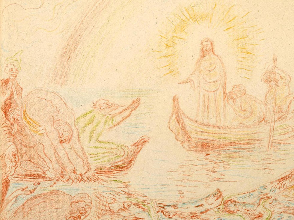 James Ensor, La pesca miracolosa