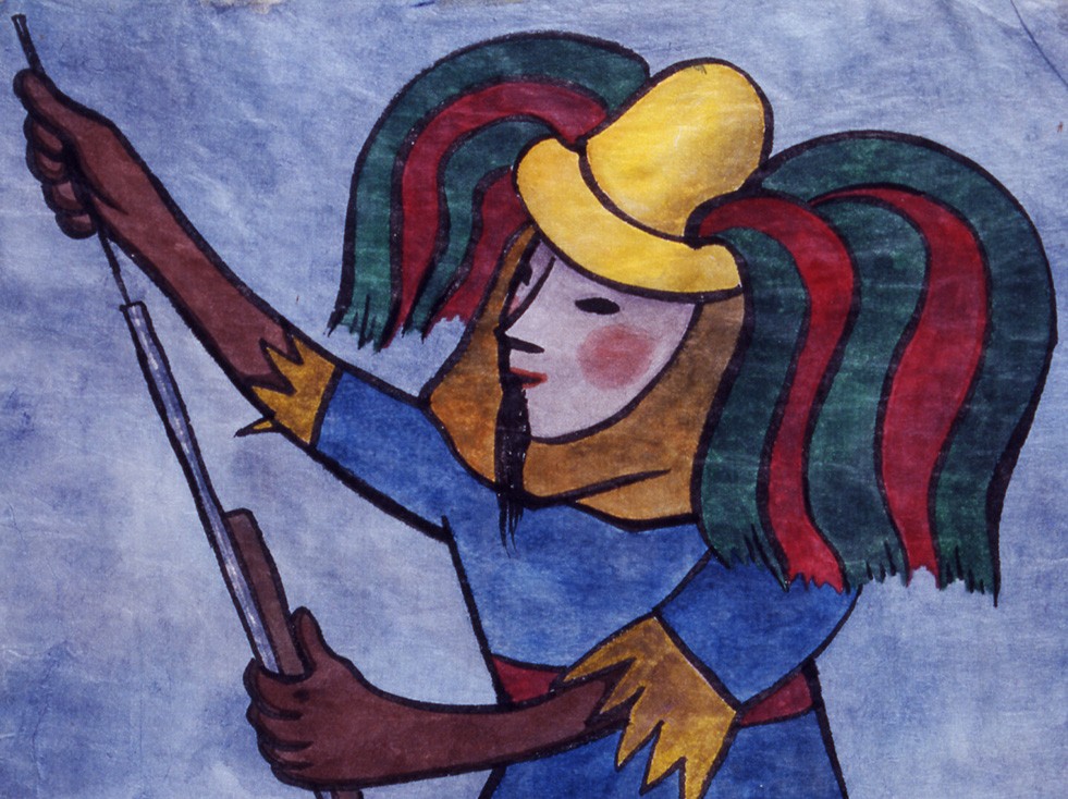 Diego Rivera, Danzante guerrero