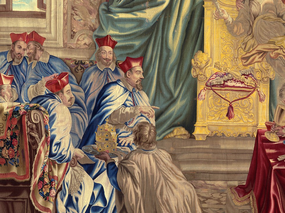 Tapisserie : Maffeo Barberini élu pape