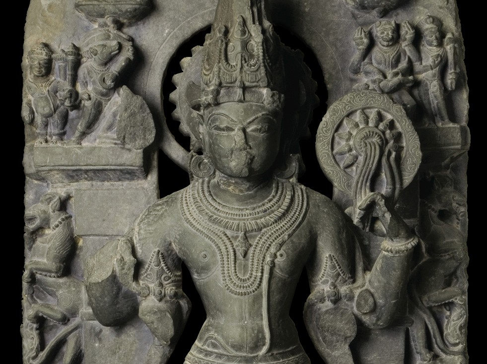 Vishnu stante in samapada