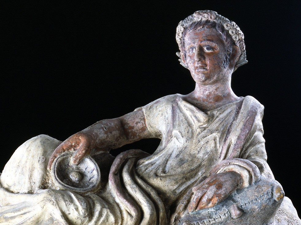 Urna cineraria de la Tumba de los Ceicna