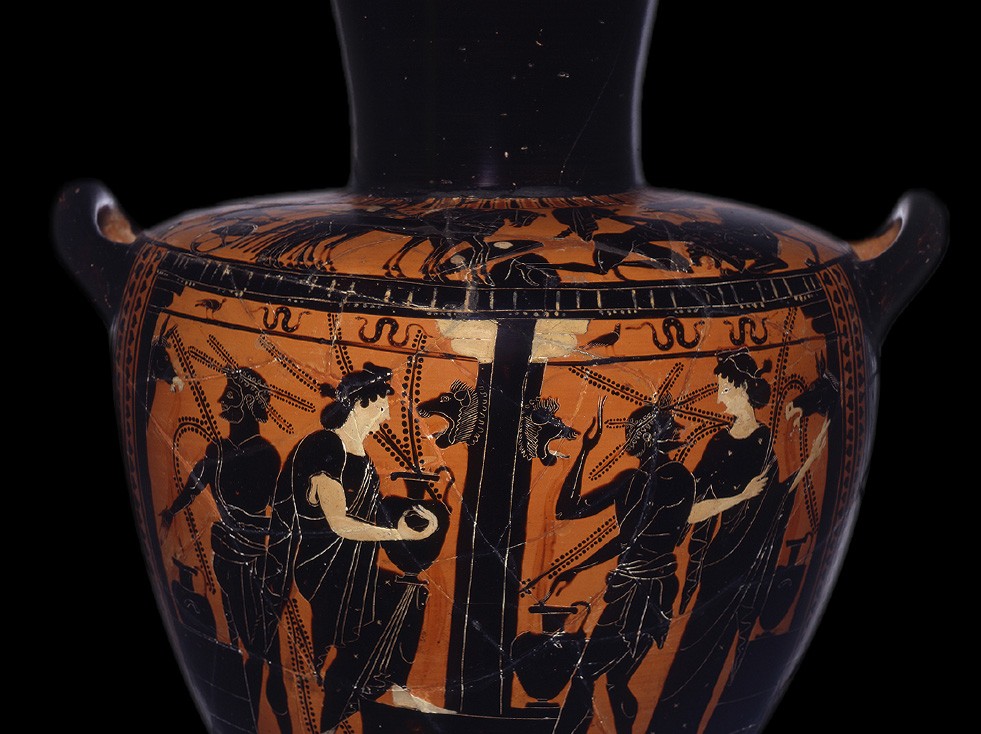 Hidria ática del Pintor de Aqueloo