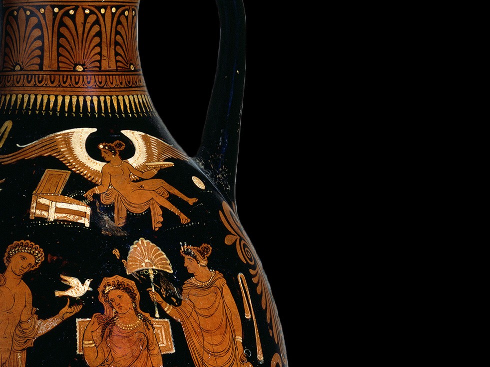 Pelíke de Apulia del Pintor de Dario, o de su círculo