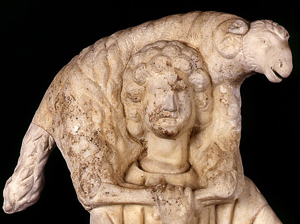 Statuette de berger criophore