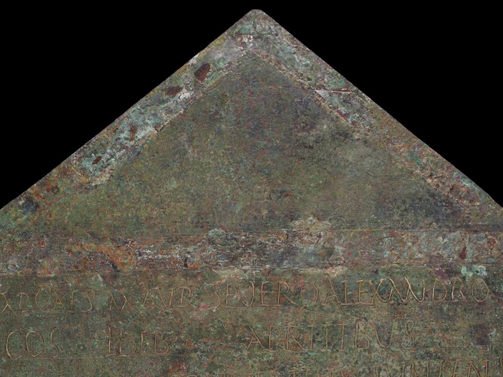 Tabula patronatus de Caius Marius Pudens Cornelianus (Aventin)