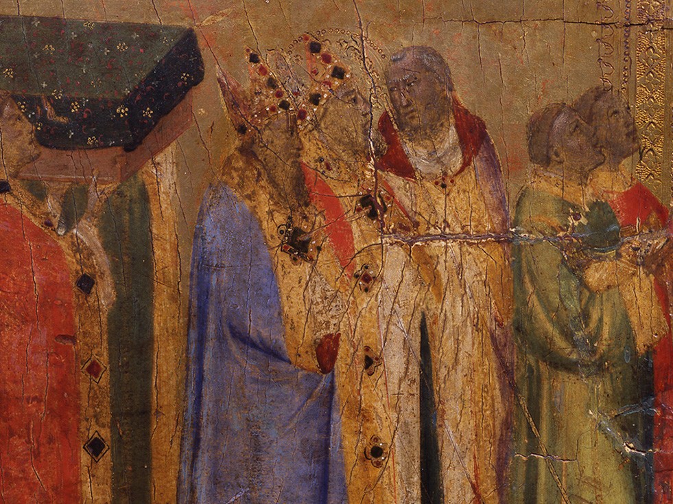 Bernardo Daddi, Traslado de los cuerpos de los Santos a Jerusalén