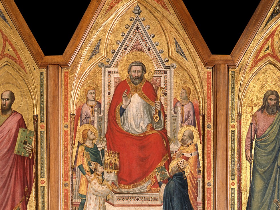 Giotto de Bondone y ayudantes, Tríptico Stefaneschi