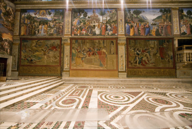 Les tapisseries de Raphaël dans la Chapelle Sixtine
