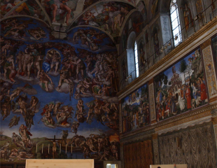 Sistine Chapel, preparations for the 2005 Conclave