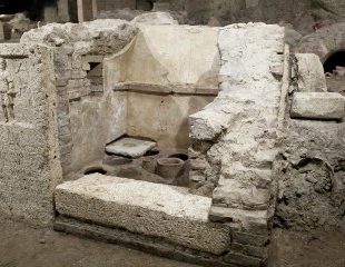 Necropolis of the “ Via Triumphalis”, S. Rosa sector, interior of tomb no. XX ( tomb of Alcimus)