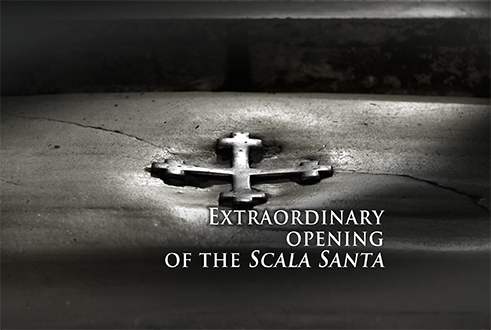 Extraordinary opening of the Scala Santa