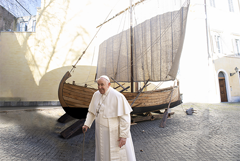 “Peter’s Boat” docks in the Pope’s Museums