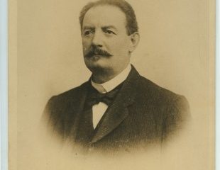 Unbekannter Autor, „Porträt des Romualdo Moscioni“, Albumindruck, Ende des 19. und Anfang des 20. Jahrhunderts, Sammlung Maribel Agulló Moscioni