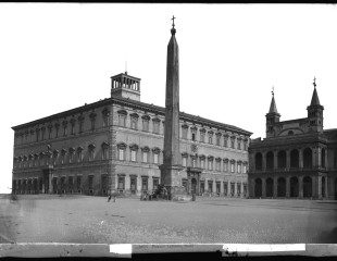 R. Moscioni, „Domenico Fontana, Fassade des Querschiffs und Lateran-Palast“, Rom, Basilika Sankt Johannes im Lateran, 1885-1893