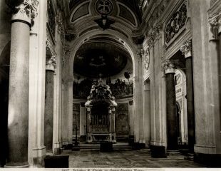 R. Moscioni, „Mittenschiff“, Basilika vom Heiligen Kreuz in Jerusalem, 1885-1893