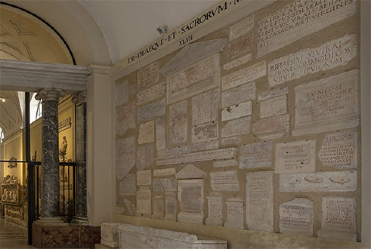 Ob luminibus restitutis in the Lapidary Gallery