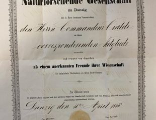 Onorificenza dell&rsquo;ammiraglio Alessandro Cialdi