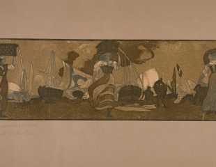 Adolfo De Carolis, Le Arche, 1908, xilografía