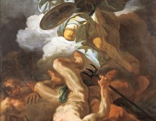 Atr. Corrado Giaquinto, San Miguel Arcángel derrota a Lucifer