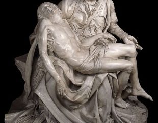 Miguel Ángel, Piedad, calco en yeso, 1975