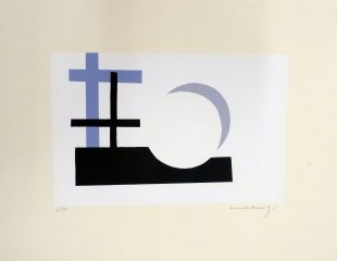 Mater Castissima, serigrafia su cartoncino, 1972, mm 175 x 270