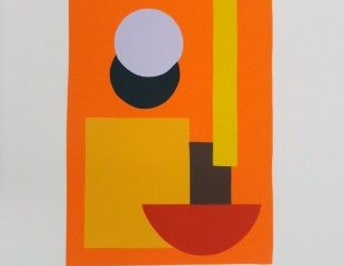 Sedes Sapientia, serigrafia su cartoncino, 1972, mm 255 x 166