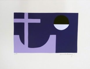 Mater Salvatoris, serigrafia su cartoncino, 1972, mm 173 x 275