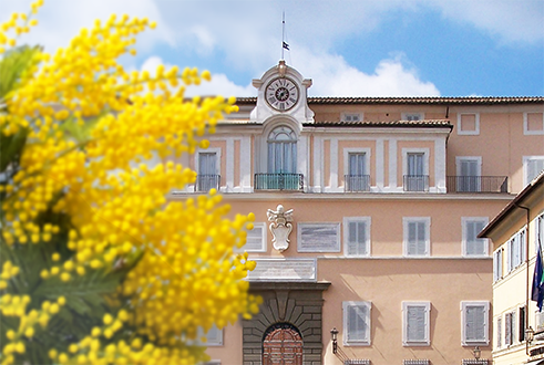 Päpstlicher Palast von Castel Gandolfo: Eine besondere Einladung an alle Frauen!