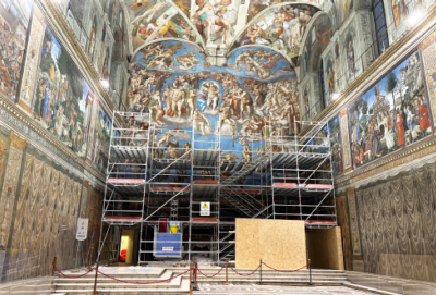Manutenzione straordinaria del Giudizio Universale di Michelangelo nella Cappella Sistina