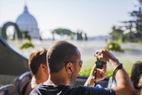 Audioguide open bus tour of the Vatican Gardens
